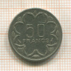 50 франков. Центральная Африка 1980г