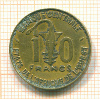 10 франков. Французская Африка 1976г