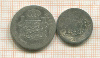 Подборка монет. Испания. 1 реал и 1/2 реала