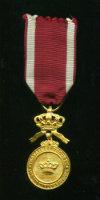 Золотая медаль ордена Короны. Бельгия