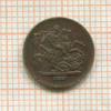 Миниатюрная копия монеты. "Lauer" Двойной соверен 1887 г.