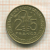25 франков. Западная Африка 1980г