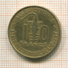 10 франков. Западная Африка 1968г