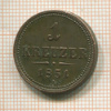 1 крейцер. Австрия 1951г
