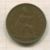 1 пенни. Великобритания 1937г