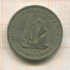 25 центов. Британские Карибы 1955г