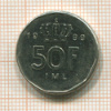 50 франков. Люксембург 1989г