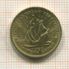 5 центов. Британские Карибы 1965г