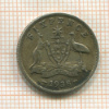 6 пенсов. Австралия 1938г