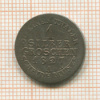 1 грош. Пруссия 1827г