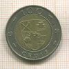 100 цеди. Гана 1991г