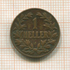 1 геллер. Немецкая Восточная Африка 1905г