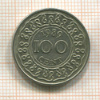 100 центов. Суринам 1989г