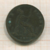 1 пенни. Великобритания 1892г