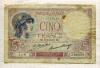 5 франков. Франция 1931г