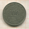 100 франков. Западная Африка 1969г