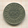100 центов. Суринам 1989г