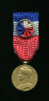 Золотая Почетная Медаль Министерства Труда и Общественной Безопасности. Франция