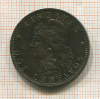 2 сентаво. Аргентина 1888г