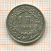 1 франк. Швейцария 1939г
