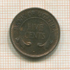5 центов. Уганда 1966г