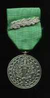 Серебряная медаль "За доблестный труд". Национальная федерация бывших военнопленных . Бельгия