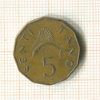 5 сантимов. Танзания 1966г