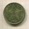 1 цент. Багамские острова 1969г