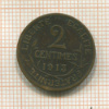 2 сантима. Франция 1913г