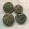 Монеты древней Греции. Карфаген. Сиракузы. Фессалия. 4 шт.