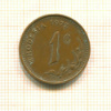 1 цент. Родезия 1972г
