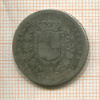 1 лира. Италия 1859г