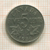 5 центов. Канада 1934г