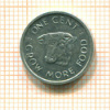 1 цент. Сейшелы 1972г