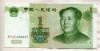 1 юань. Китай 1999г