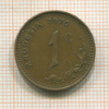 1 цент. Родезия 1976г