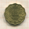 15 сантимов. Парагвай 1953г