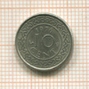 10 центов. Суринам 1976г