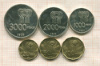Набор монет "Аргентина 78" В оригинальном футляре.
(3 шт. - серебро) 1977г