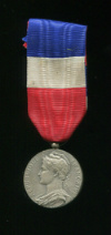 Серебряная медаль министерства труда и социальной защиты. Франция