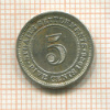 5 центов. Стрейтс-Сеттелмент 1926г