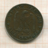 5 сантимов. Франция 1863г