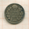 5 центов. Канада 1910г