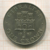 1 крона. Гибралтар 1967г