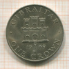 1 крона. Гибралтар 1969г