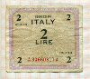 2 лиры. Италия 1943г