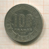 100 франков. Конго 1975г