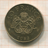 10 франков. Монако 1982г