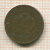 1 сентаво. Аргентина 1884г
