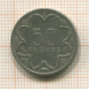50 франков. Центральная Африка 1977г